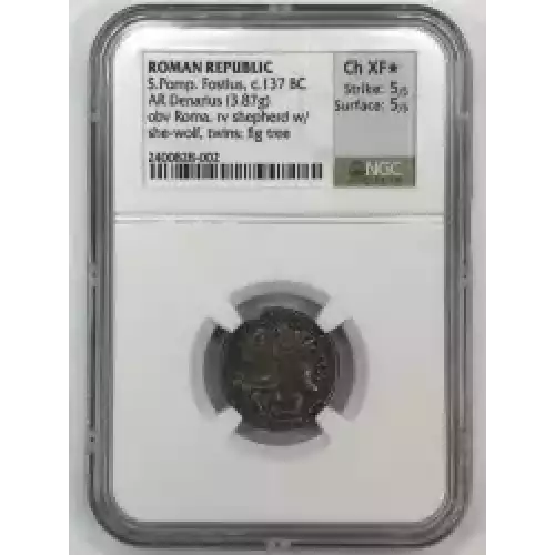 S.Pomp. Fostlus, c.137 BC   (5)