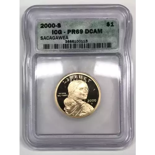 Sacagawea 2000-2008 - Brass Dollar