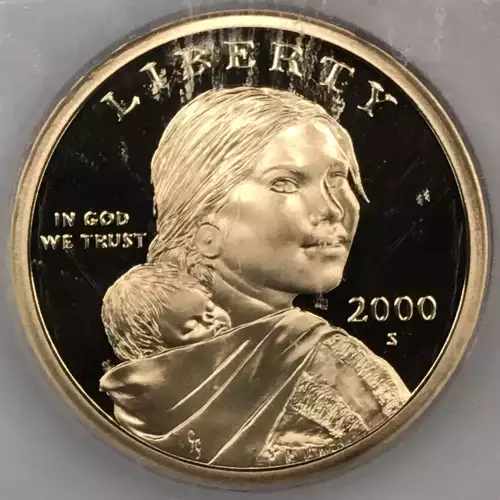 Sacagawea 2000-2008 - Brass Dollar (2)
