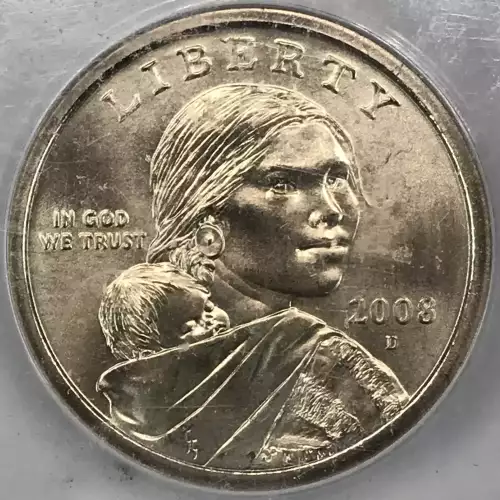 Sacagawea 2000-2008 - Brass Dollar (3)