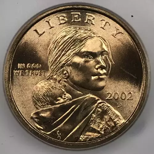 Sacagawea 2000-2008 - Brass Dollar (3)