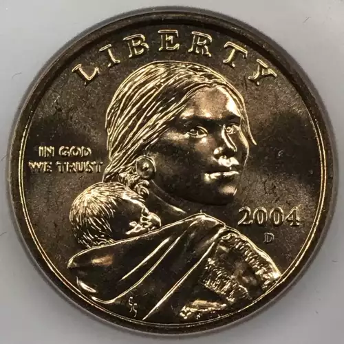 Sacagawea 2000-2008 - Brass Dollar (3)