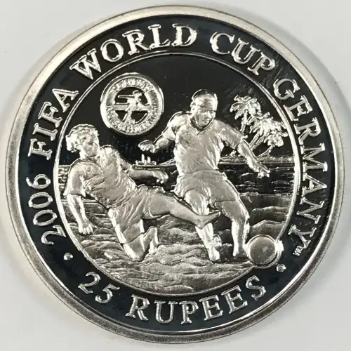 SEYCHELLES Silver 25 RUPEES