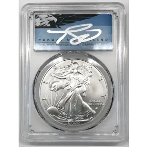 2022 $1 Silver Eagle First Day of Issue Cleveland Blue Eagle (2)