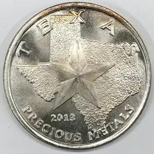 2013 1 oz Silver Round Texas Precious Metals generic