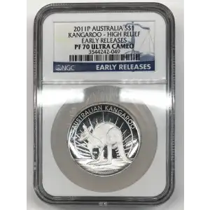2011P Kangaroo - High Relief Early Releases ULTRA CAMEO (3)