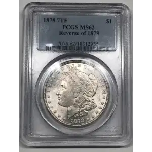 1878 7TF $1 Reverse of 1879
