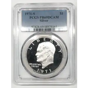 1971-S $1 Silver, DCAM