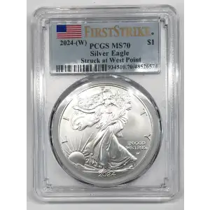 2024-(W) $1 Silver Eagle Struck at West Point First Strike (2)