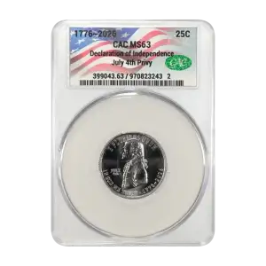 1776~2026 Declaration of Independence 25c July 4th Privy (2)