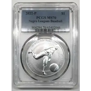 2022-P $1 Negro Leagues Baseball (2)