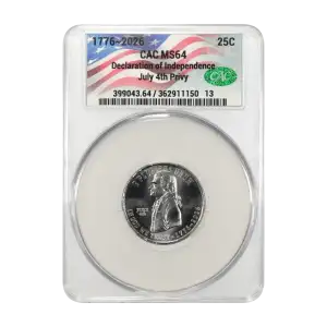 1776~2026 Declaration of Independence 25c July 4th Privy (2)