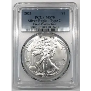 2021 $1 Silver Eagle - Type 2 First Production (3)