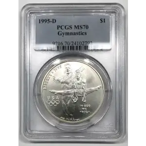 1995-D $1 Gymnastics