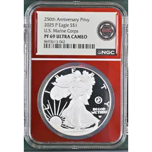 2025 P U.S. Marine Corps 250th Anniversary Privy ULTRA CAMEO (2)