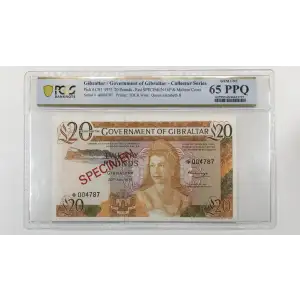 1-20 Pounds , 1975 Issue  Gibraltar CS1