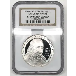 2006 BENJAMIN FRANKLIN FOUNDING FATHER ULTRA CAMEO