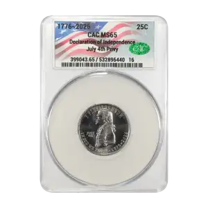 1776~2026 Declaration of Independence 25c July 4th Privy (2)