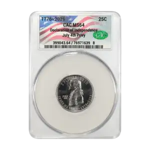 1776~2026 Declaration of Independence 25c July 4th Privy (2)