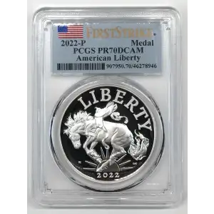 2022-P Medal American Liberty First Strike, DCAM (2)