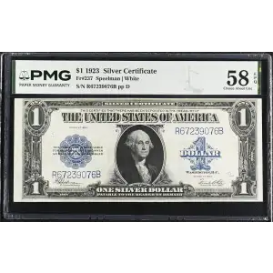 $1 1923 Blue Silver Certificates 237
