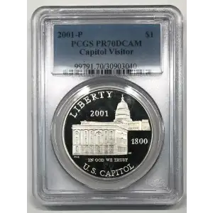 2001-P $1 Capitol Visitor, DCAM