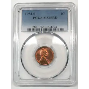 1954-S 1C, RD