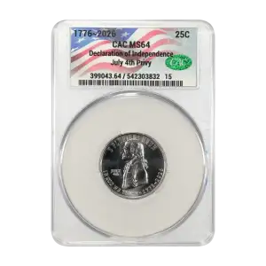 1776~2026 Declaration of Independence 25c July 4th Privy (2)