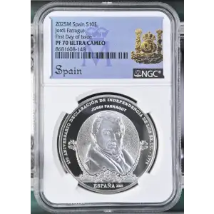 2025M Jordi Farragut First Day of Issue United States 250th Anniv ULTRA CAMEO (2)