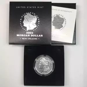 2021 O Privy Mark Morgan Dollar w US Mint OGP - Box & COA - New Orleans