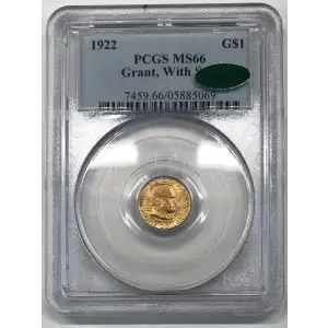 Classic Commemorative Gold--- 1922 Grant, With Star -Gold- 1 Dollar