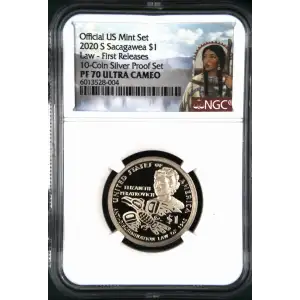 2020 S Law - First Releases 10-Coin Silver Proof Set Official US Mint Set ULTRA CAMEO (2)