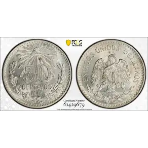 MEXICO Silver 50 CENTAVOS