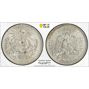 MEXICO Silver 50 CENTAVOS