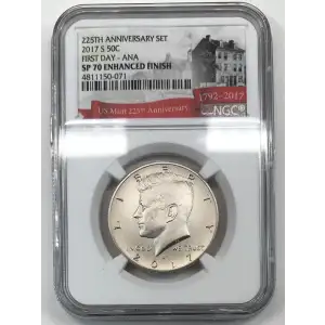 2017 FIRST DAY - ANA 225TH ANNIVERSARY SET ENHANCED FINISH (2)