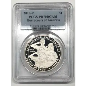 2010-P $1 Boy Scouts of America, DCAM