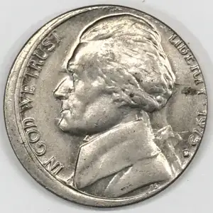 Nickel Five Cent Pieces-Jefferson