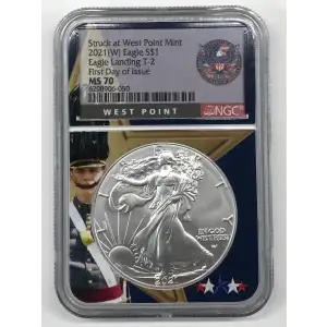 2021(W) Eagle Landing T-2 First Day of Issue Struck at West Point Mint (2)