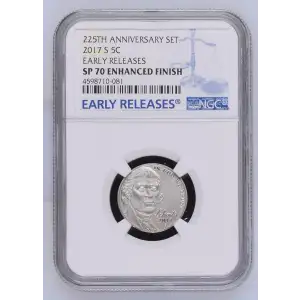 2017 EARLY RELEASES 225TH ANNIVERSARY SET ENHANCED FINISH (2)