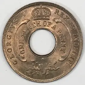 1911 Nigeria British West Africa 1/10 Penny - Uncirculated (3)