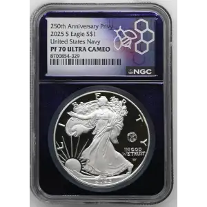 2025 S United States Navy 250th Anniversary Privy ULTRA CAMEO (2)