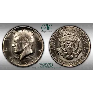 1971-D Doubled Die Obverse 50c FS-102