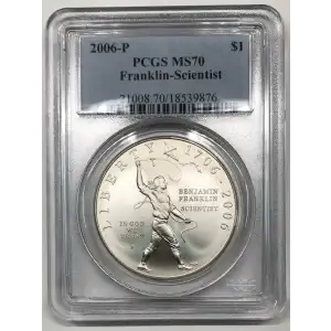 2006-P $1 Franklin-Scientist