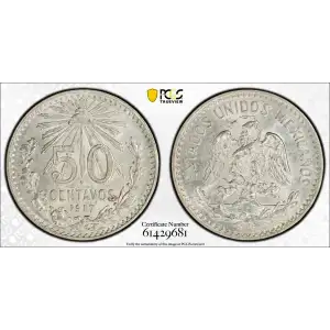 MEXICO Silver 50 CENTAVOS (2)