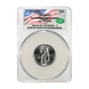 1776~2026 Declaration of Independence 25c July 4th Privy (2)