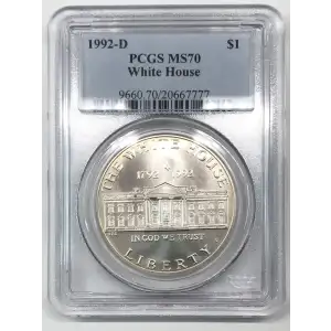 1992-D $1 White House