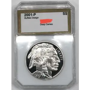 Modern Commemoratives --- American Buffalo Commemorative 2001-Silver- 1 Dollar (2)