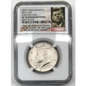 2017 EARLY RELEASES 225TH ANNIVERSARY SET ENHANCED FINISH