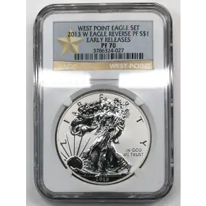 2013 W WEST POINT EAGLE SET EARLY RELEASES OFFICIAL US MINT SET (2)