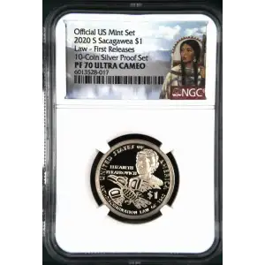2020 S Law - First Releases 10-Coin Silver Proof Set Official US Mint Set ULTRA CAMEO (2)